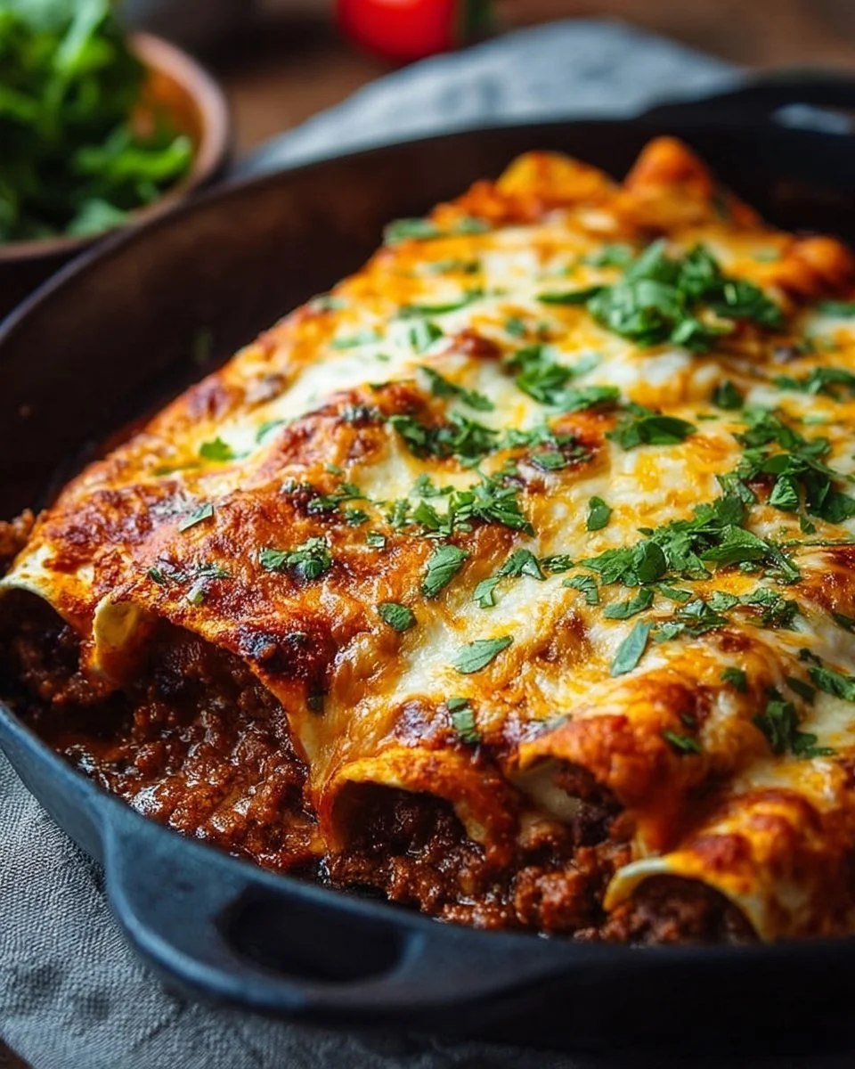 Ground Beef Enchiladas