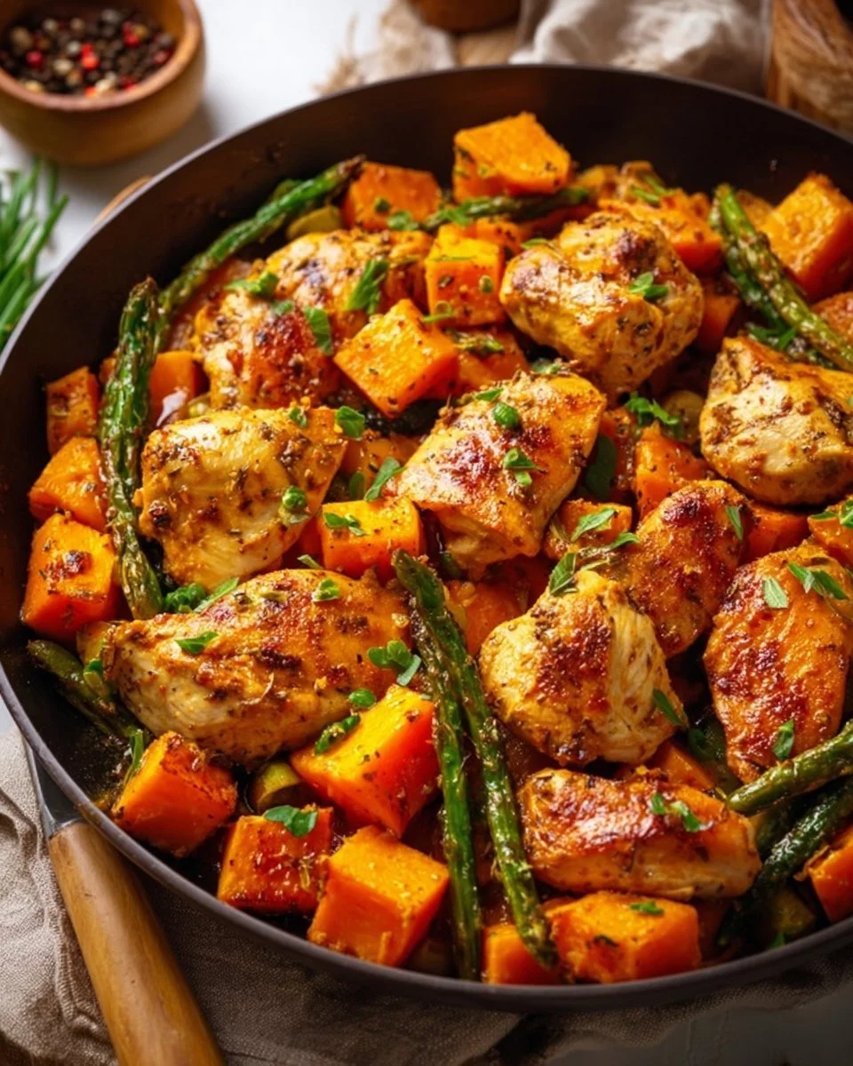 Healthy Chicken and Sweet Potato Dish