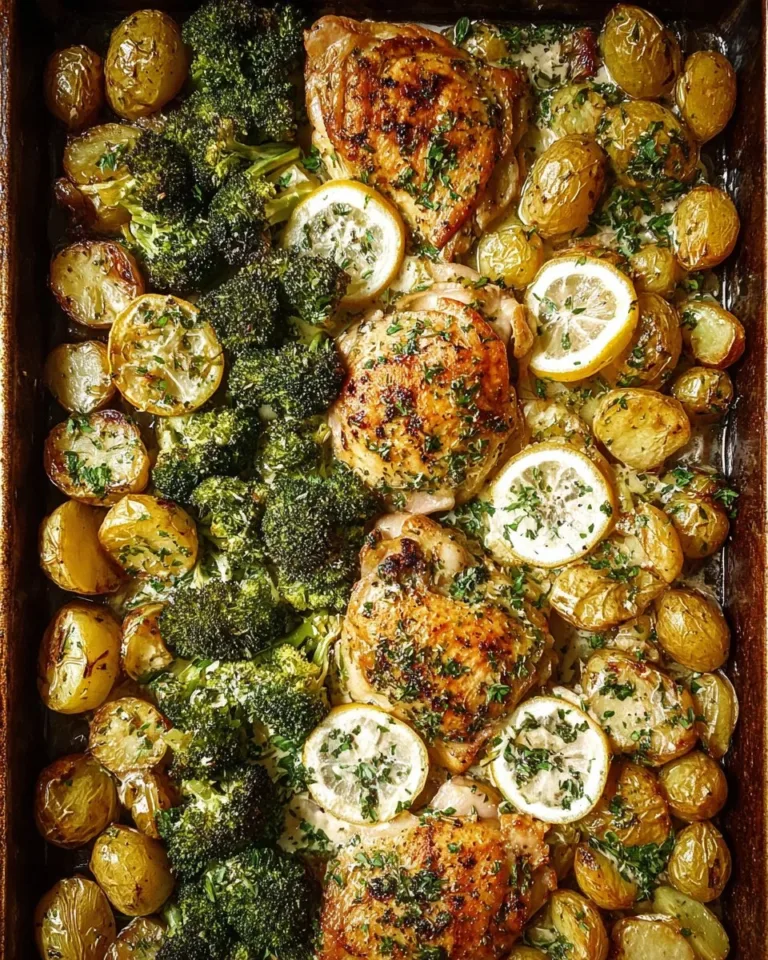 Healthy sheet pan chicken with colorful vegetables ready for baking.