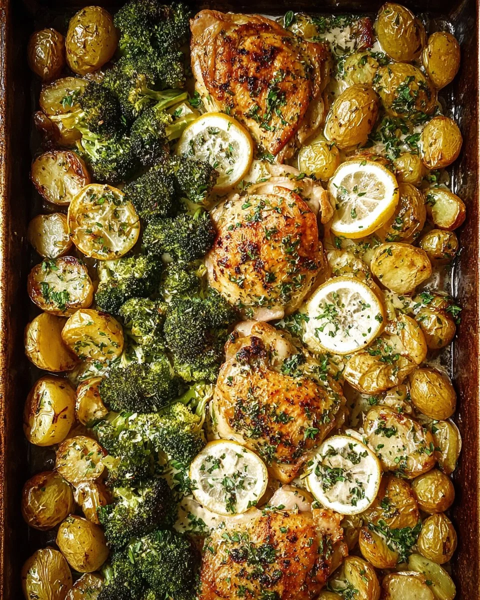 Healthy sheet pan chicken with colorful vegetables ready for baking.