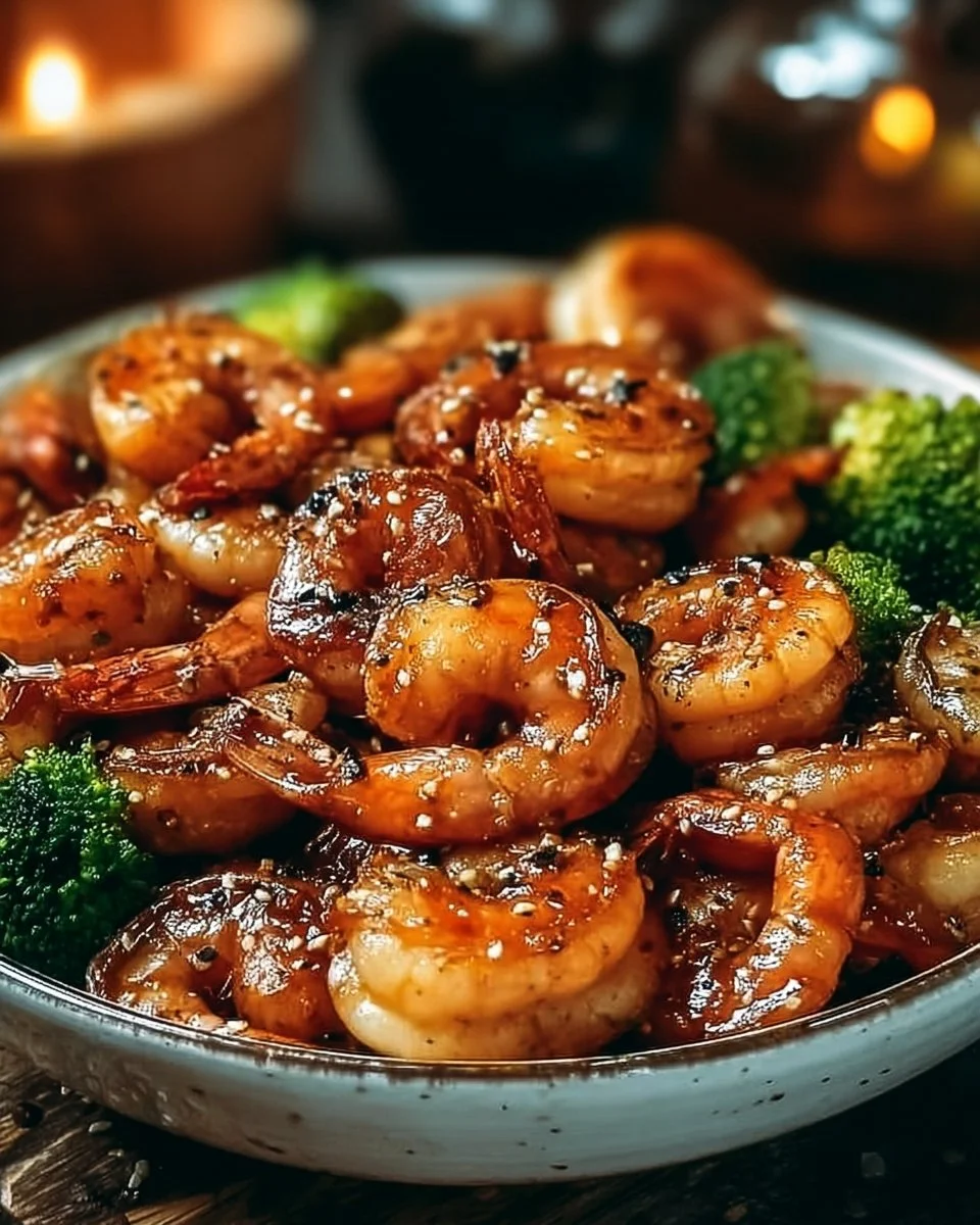 High-Protein Honey Garlic Shrimp