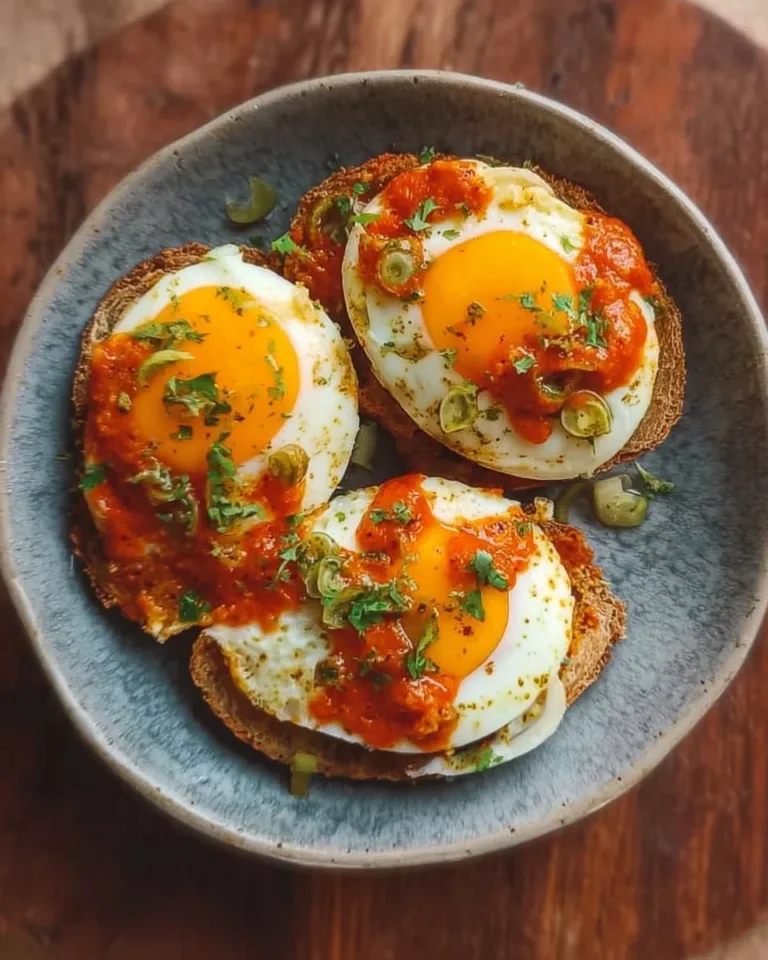 Delicious Indian Eggs Kejriwal with spices and cheese