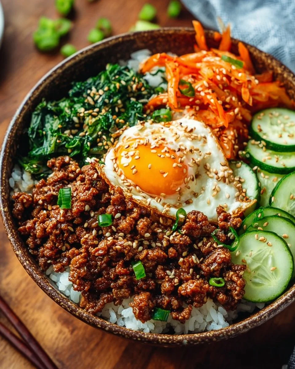 Korean Ground Beef Bowl