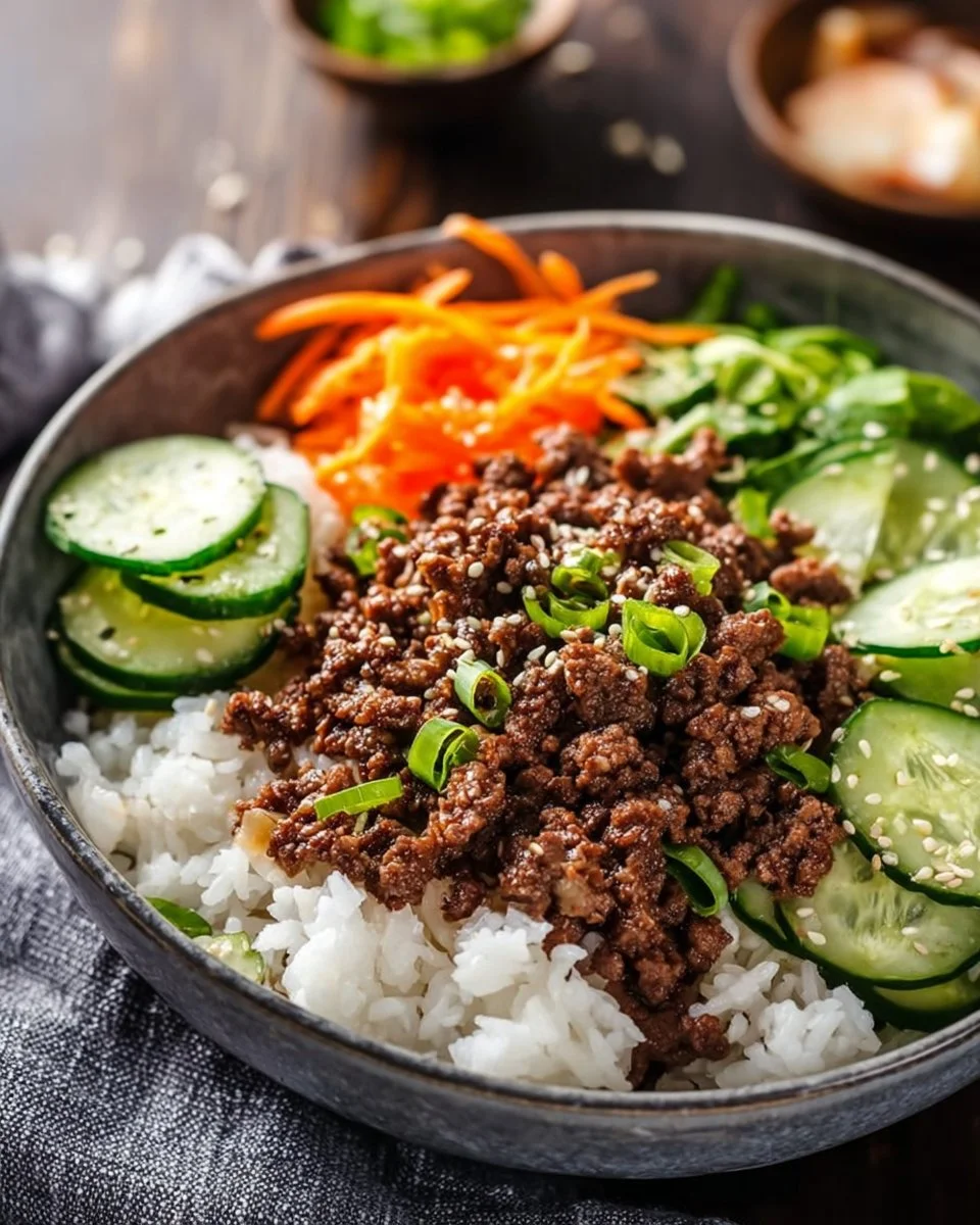 Korean Ground Beef Bowl