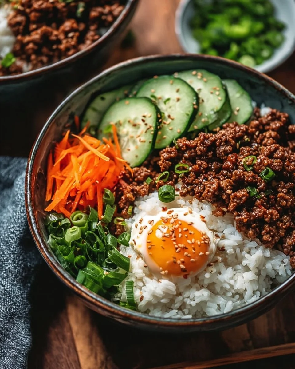 Korean Ground Beef Bowl