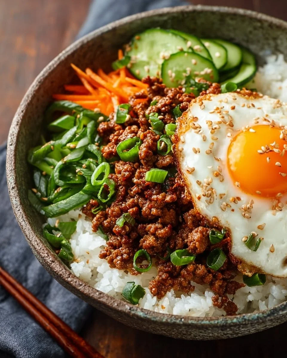 Korean-style Ground Beef Bowl