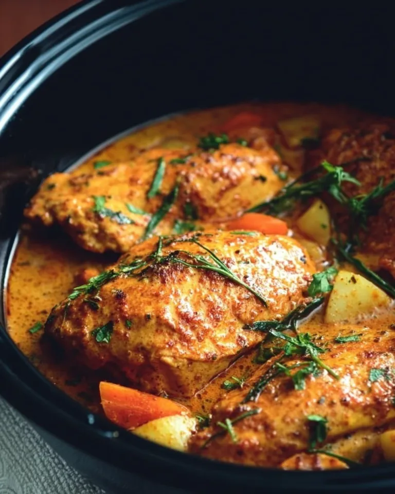 Delicious Marry Me Chicken served with creamy sauce and herbs