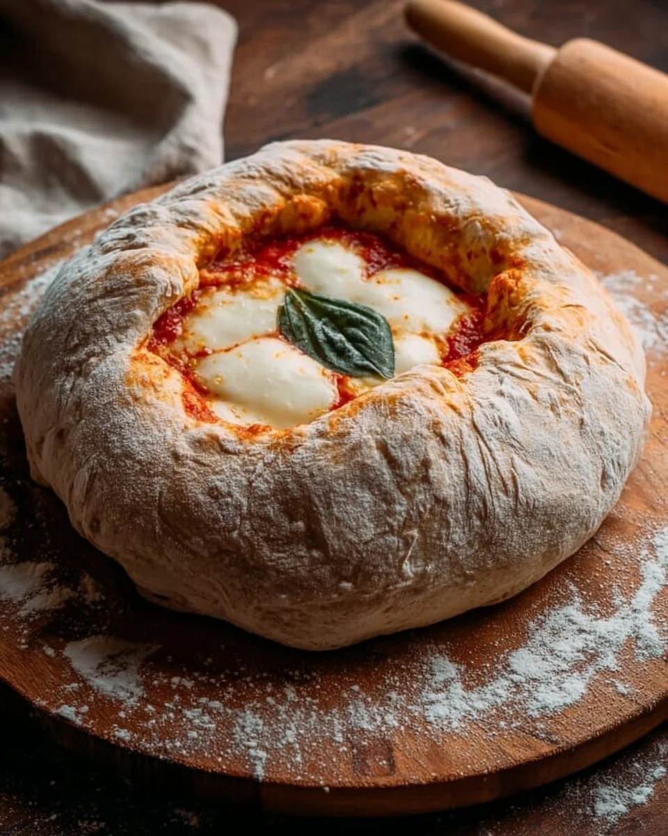 Homemade Neapolitan pizza dough recipe with fresh ingredients