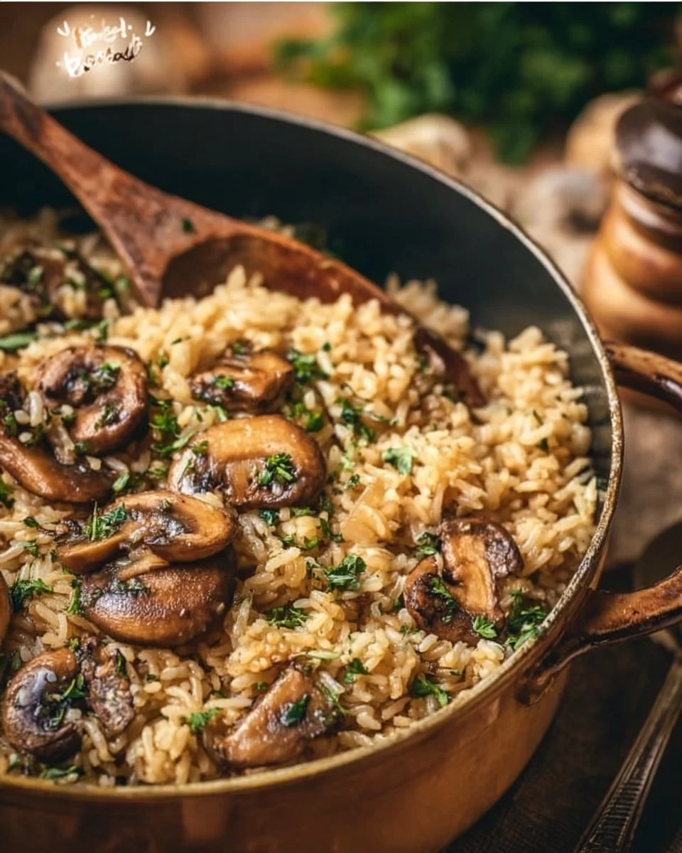 One Pot Mushroom Rice