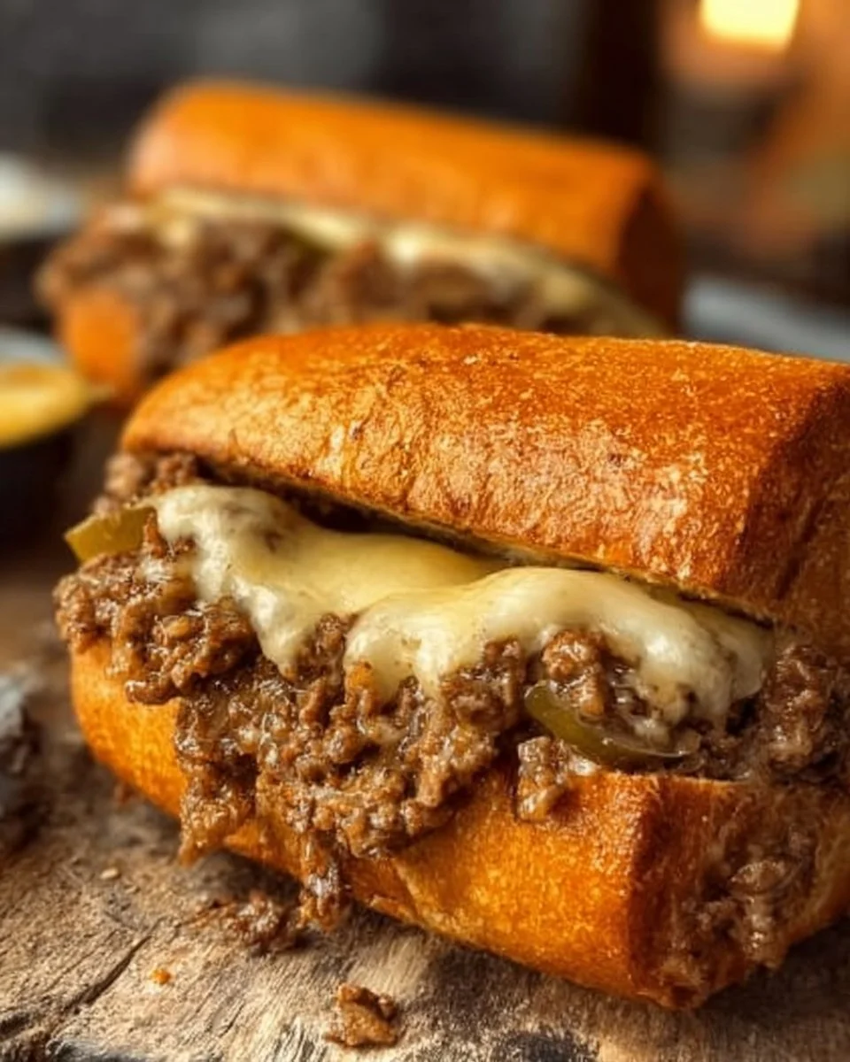 Philly Cheesesteak Sloppy Joes