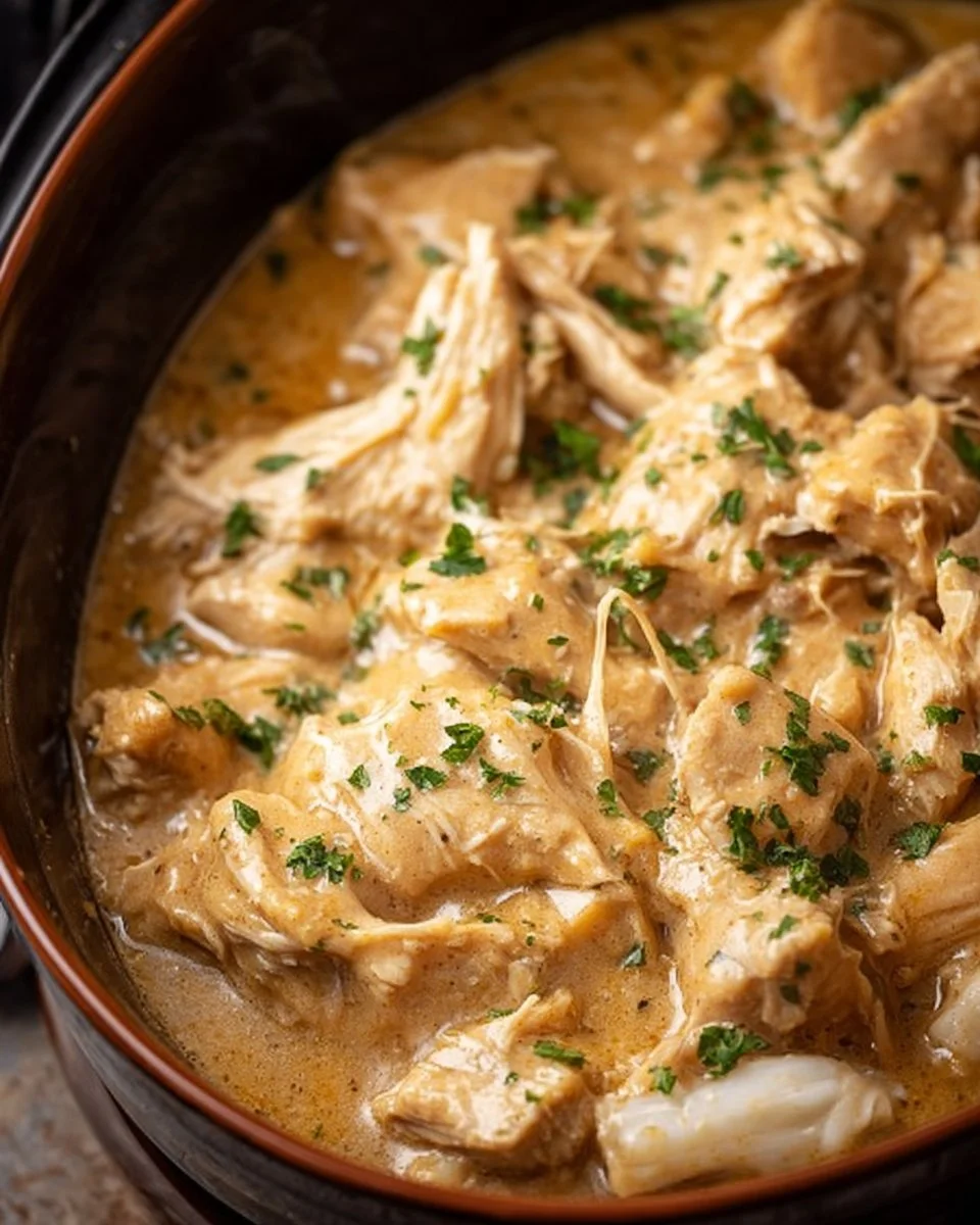 Slow Cooker Chicken and Gravy