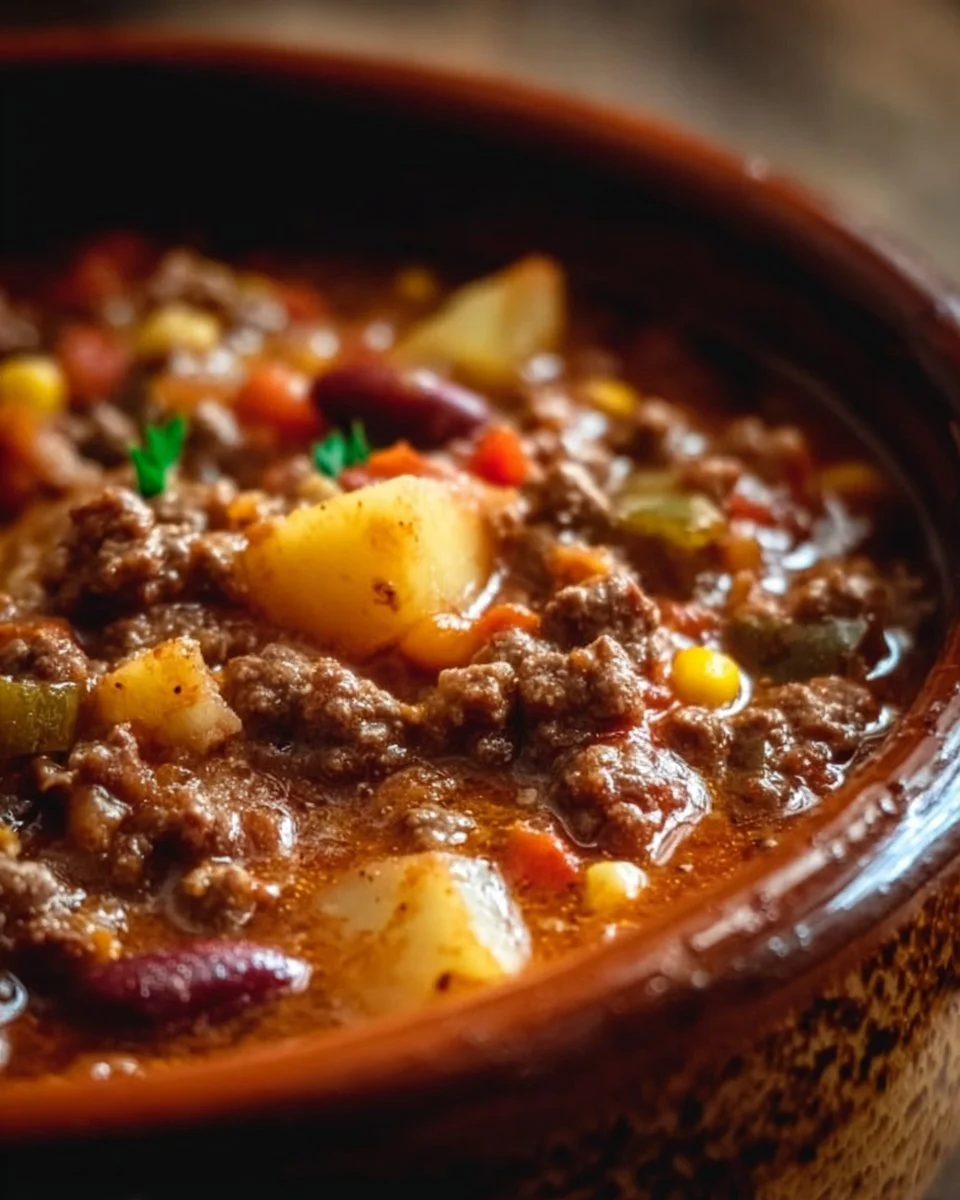 Slow Cooker Cowboy Casserole