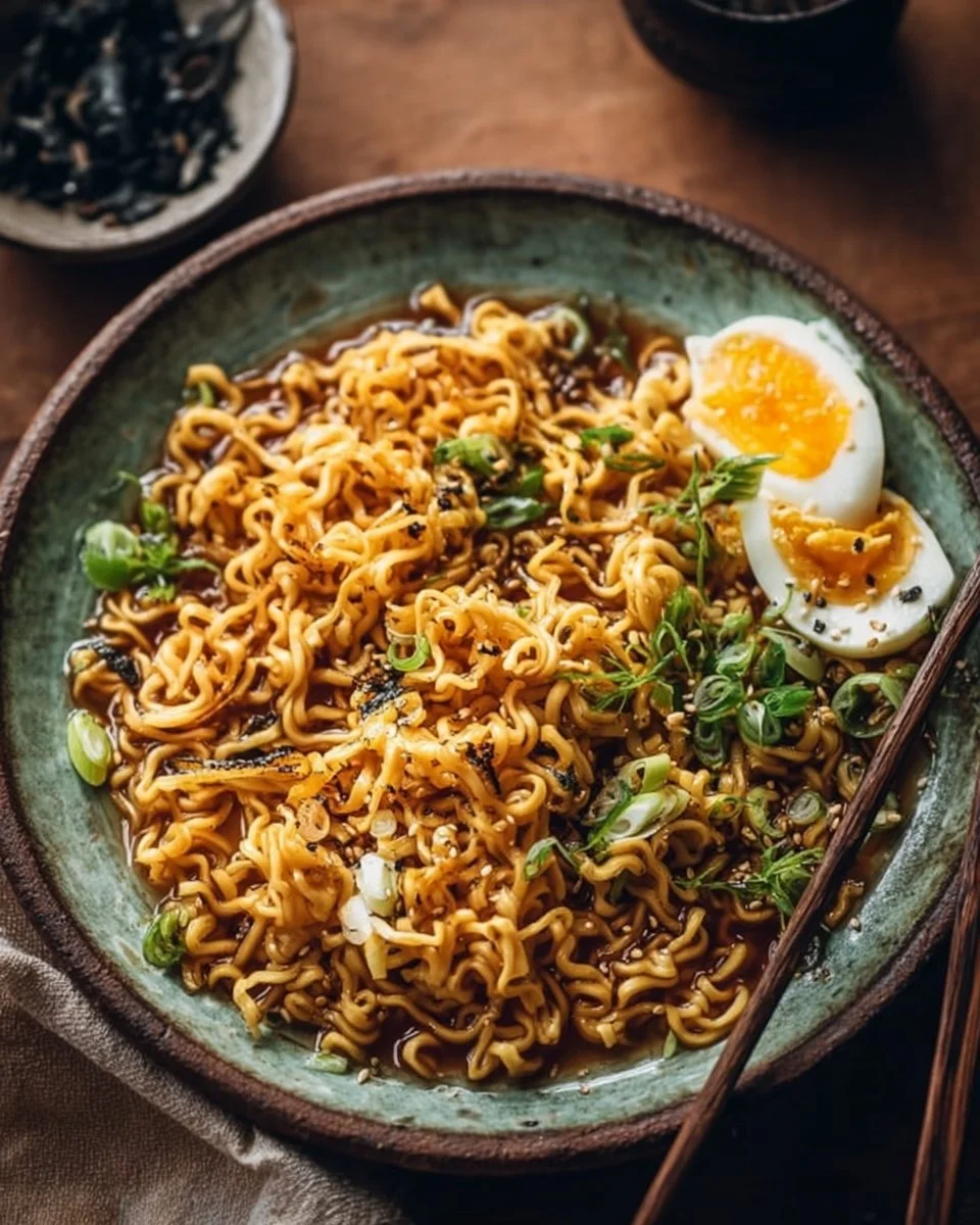 20-Minute Blackstone Ramen Noodles