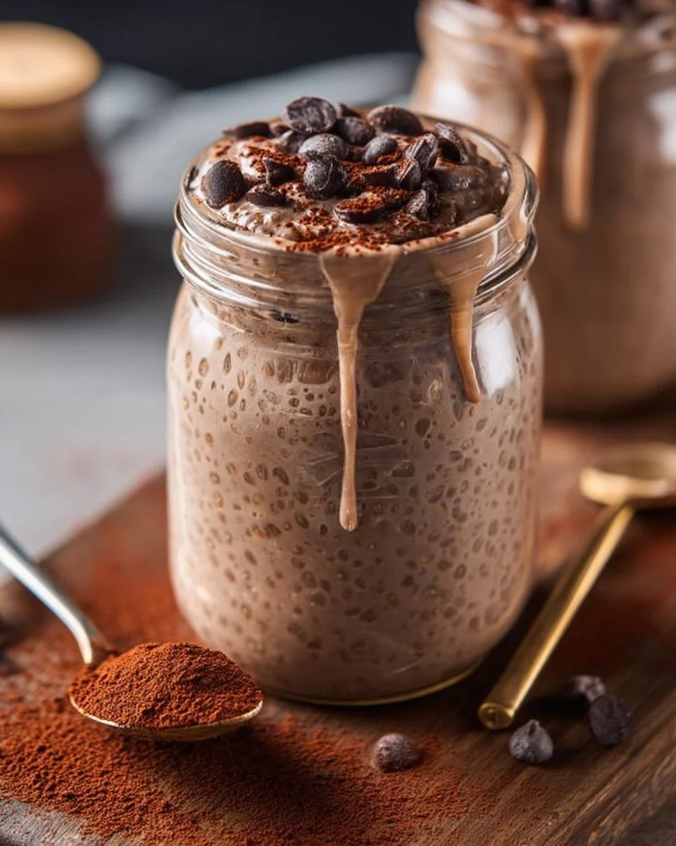 Brownie Batter Overnight Oats