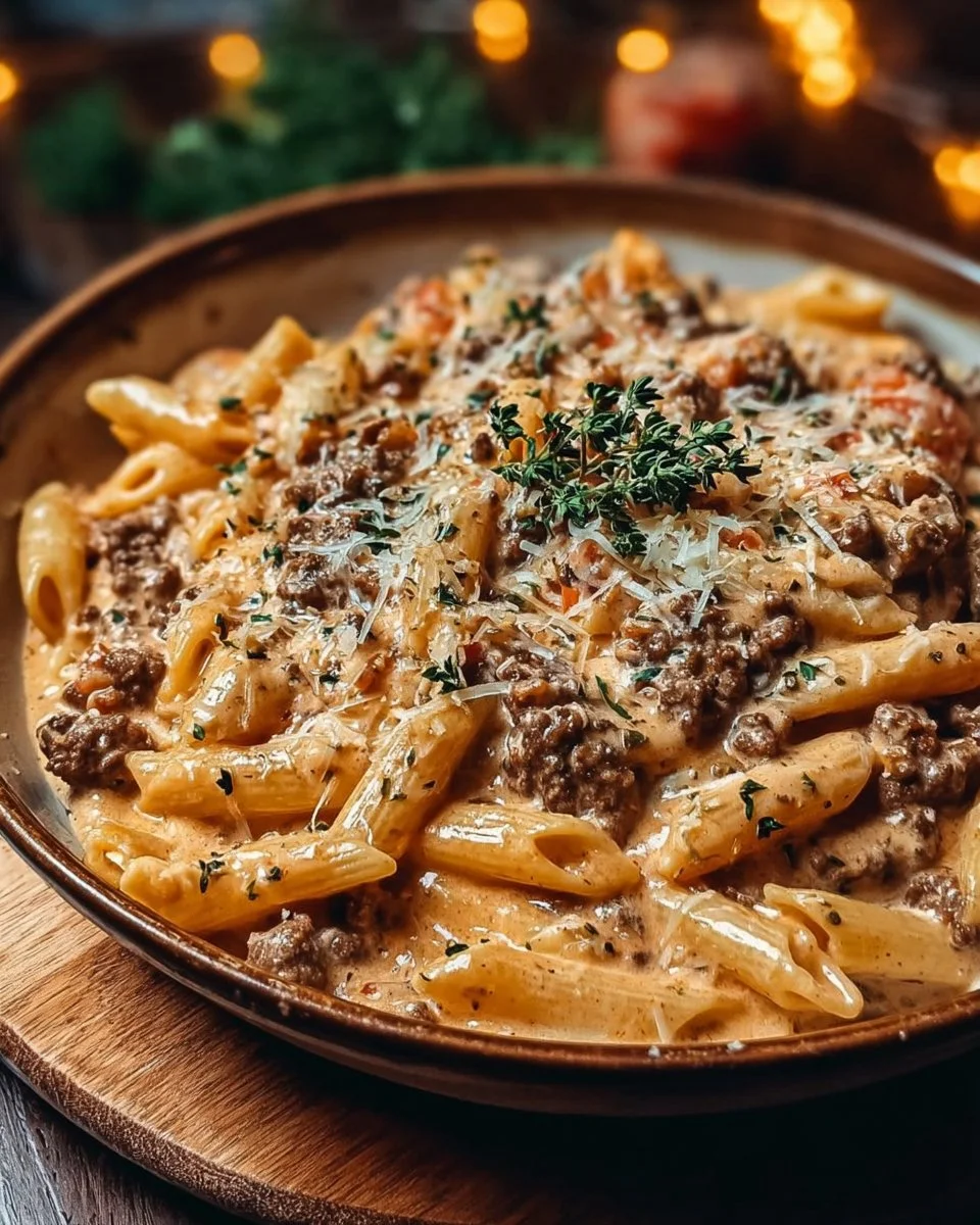 Creamy Beef Pasta
