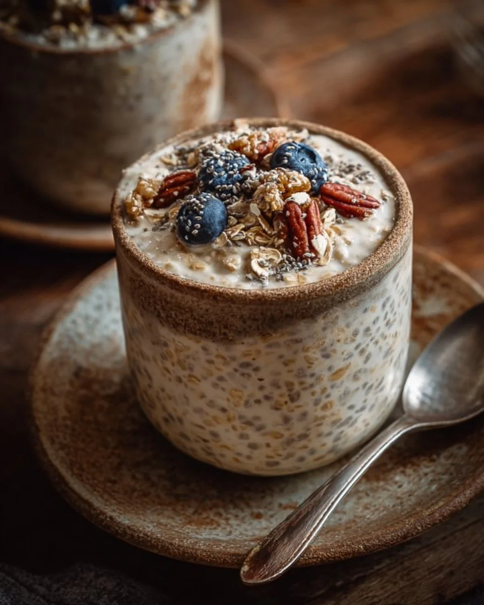 Creamy Blended Overnight Oats