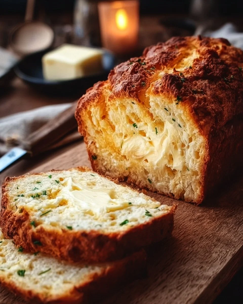 Easy 2-Ingredient Cottage Cheese Bread