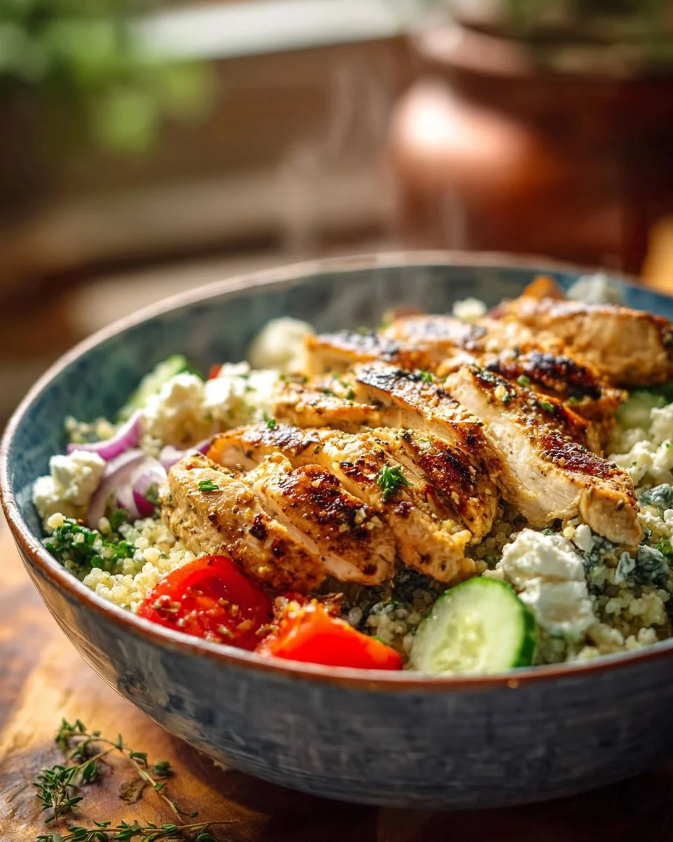 Fresh Greek Chicken Bowl