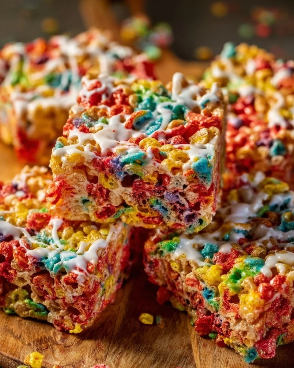 Fruity Pebbles Rice Krispie Treats