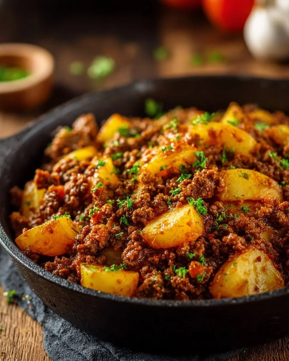 Hearty Ground Beef and Potatoes
