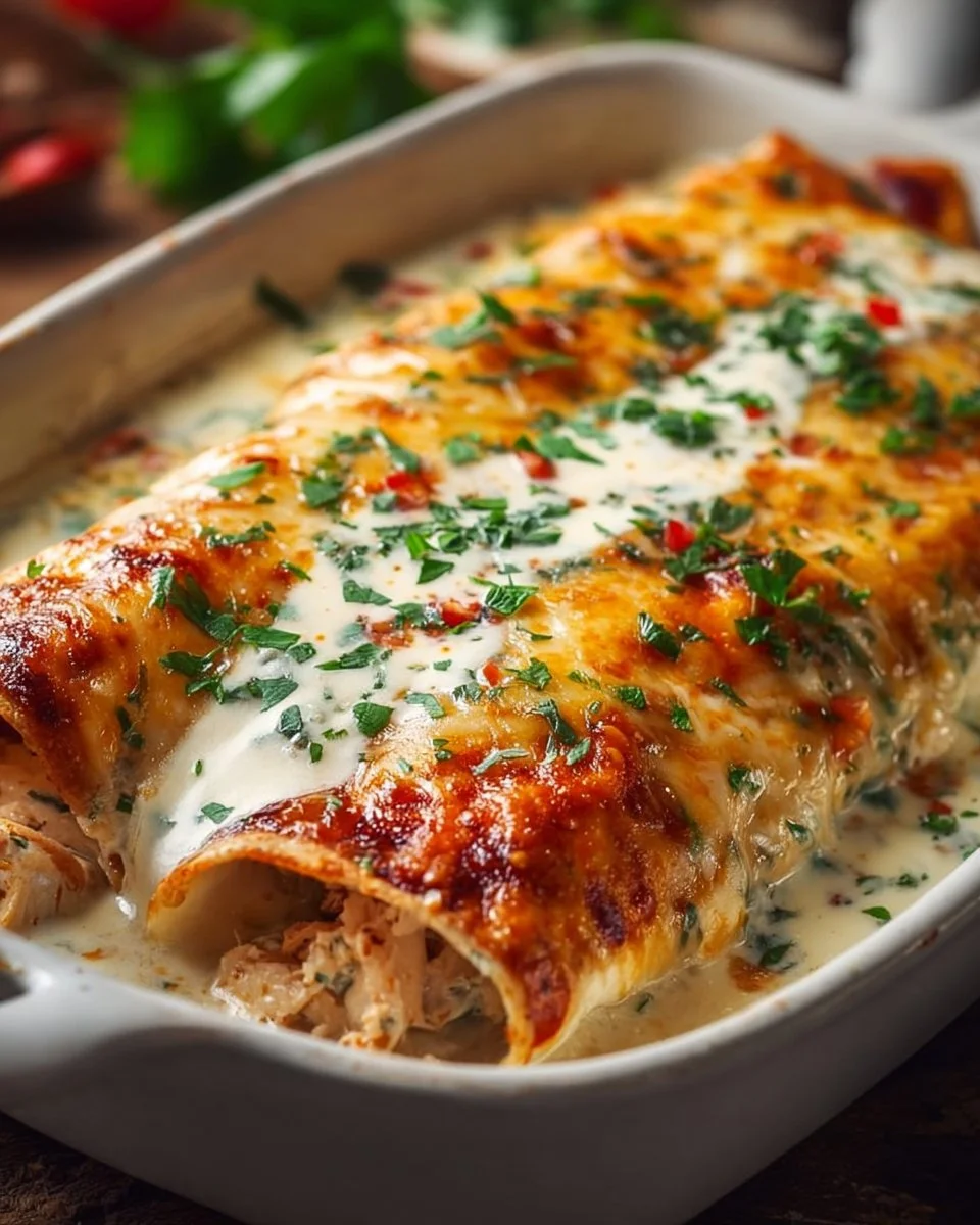 High-Protein Chicken Enchiladas