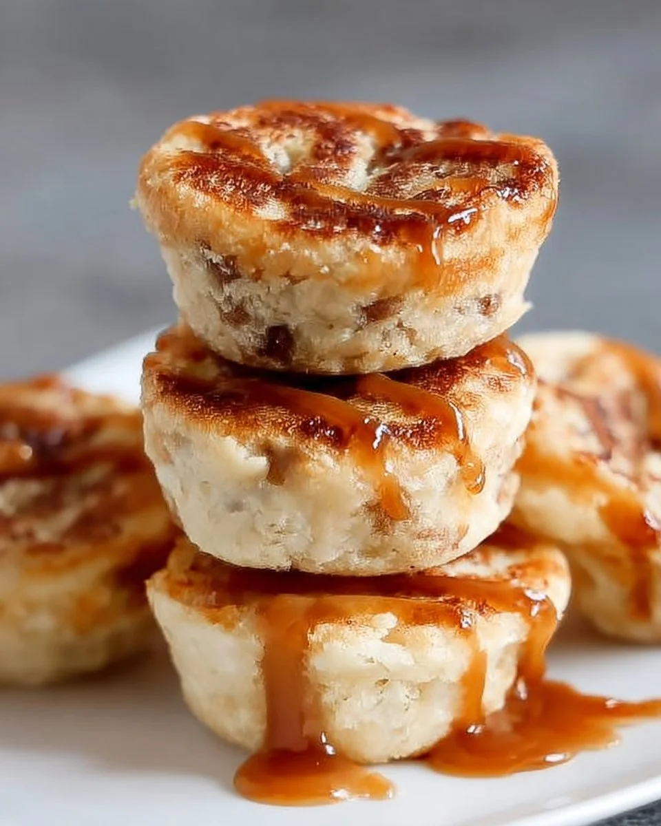High-Protein McGriddle Bites served on a plate with syrup
