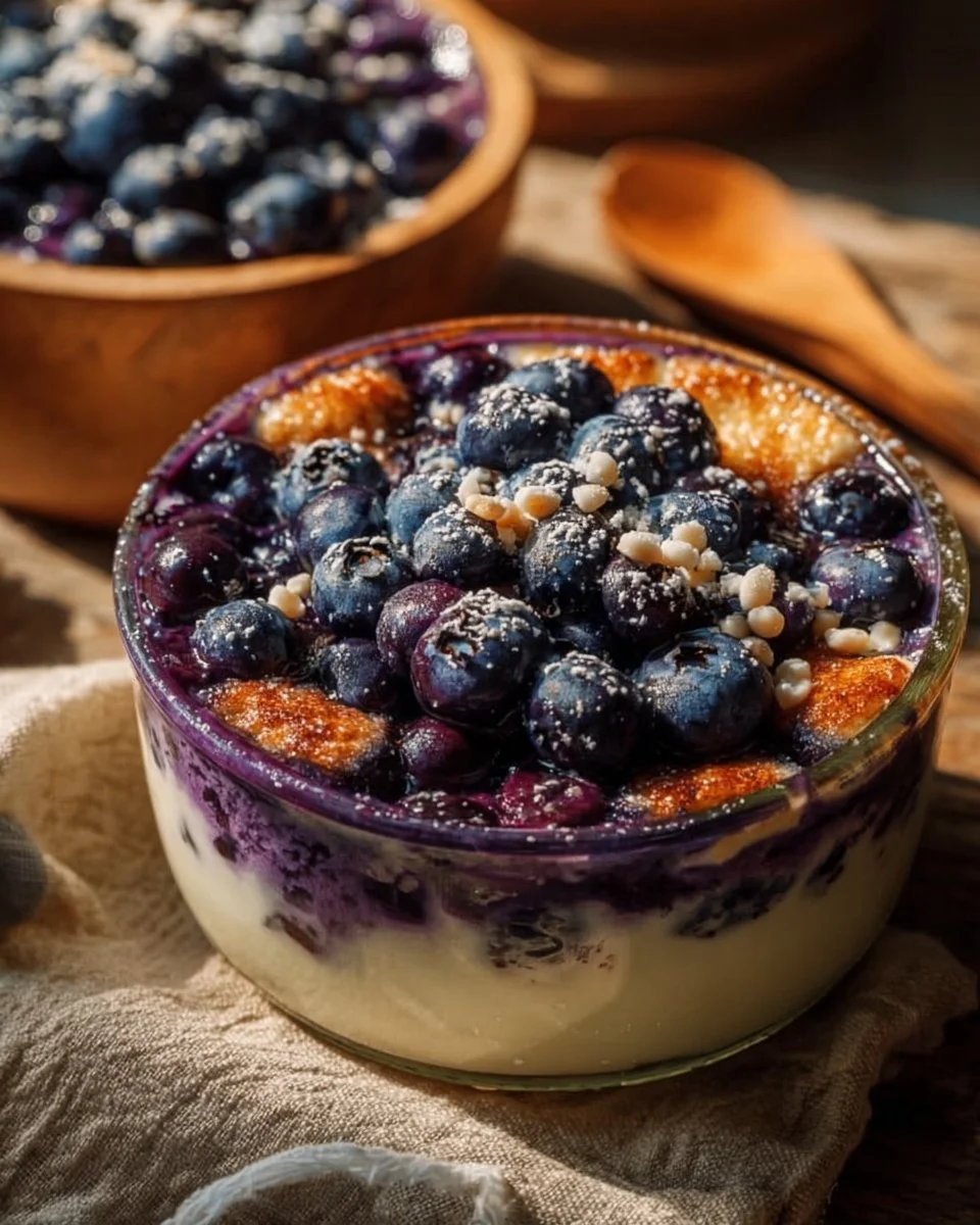Baked Blueberry Cottage Cheese Breakfast Bowls