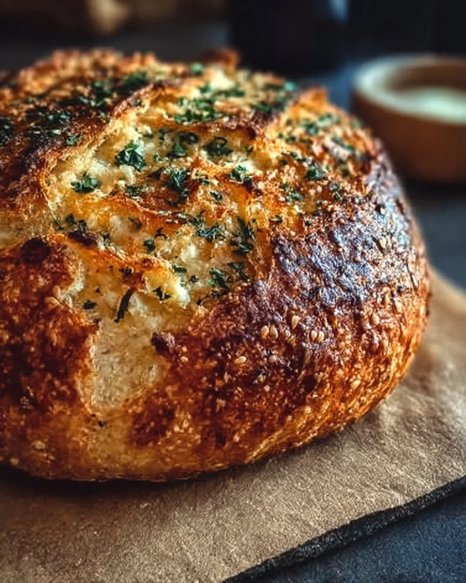 Italian Herbs and Cheese Bread