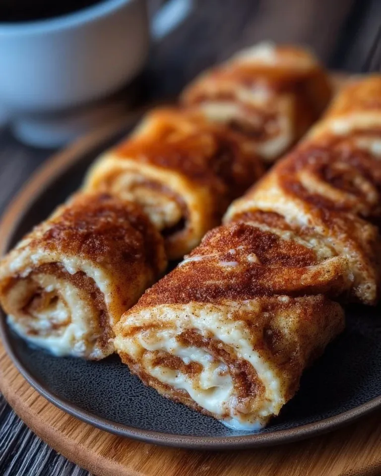 Keto Cinnamon Cream Cheese Roll-Ups on a plate ready to enjoy
