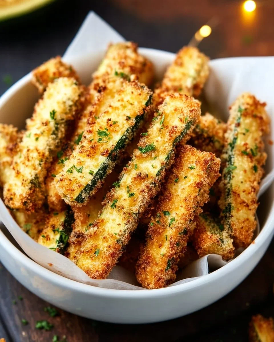 Low-Calorie Air Fryer Zucchini Fries