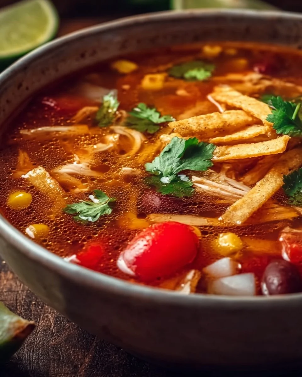 Mexican Instant Pot Turkey Tortilla Soup