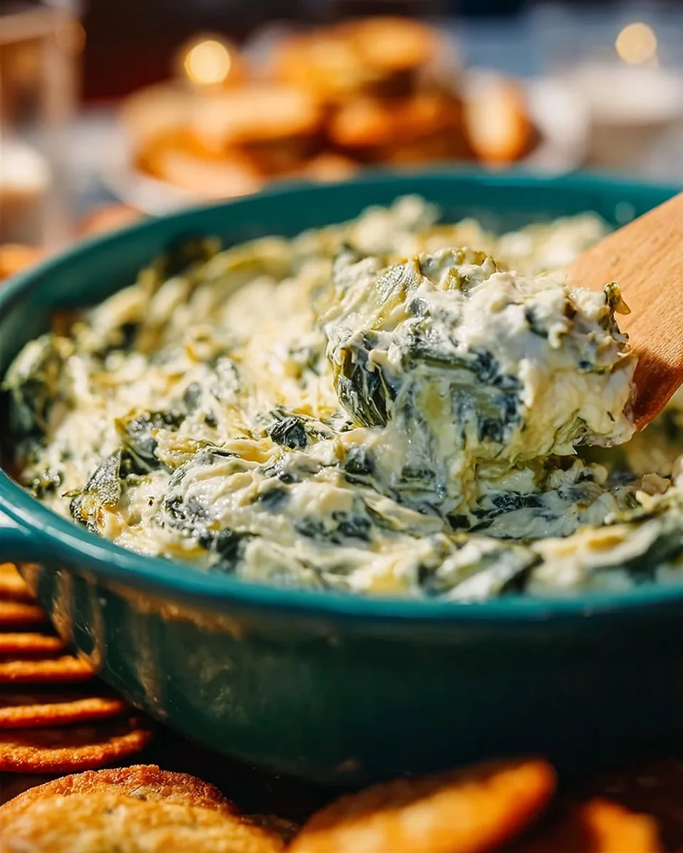 Party Cold Spinach Artichoke Dip
