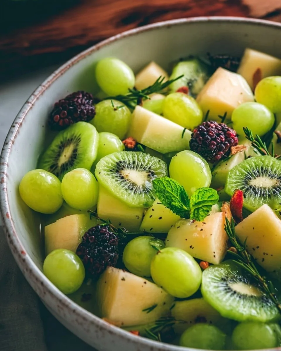 St. Patrick's Day Green Fruit Salad