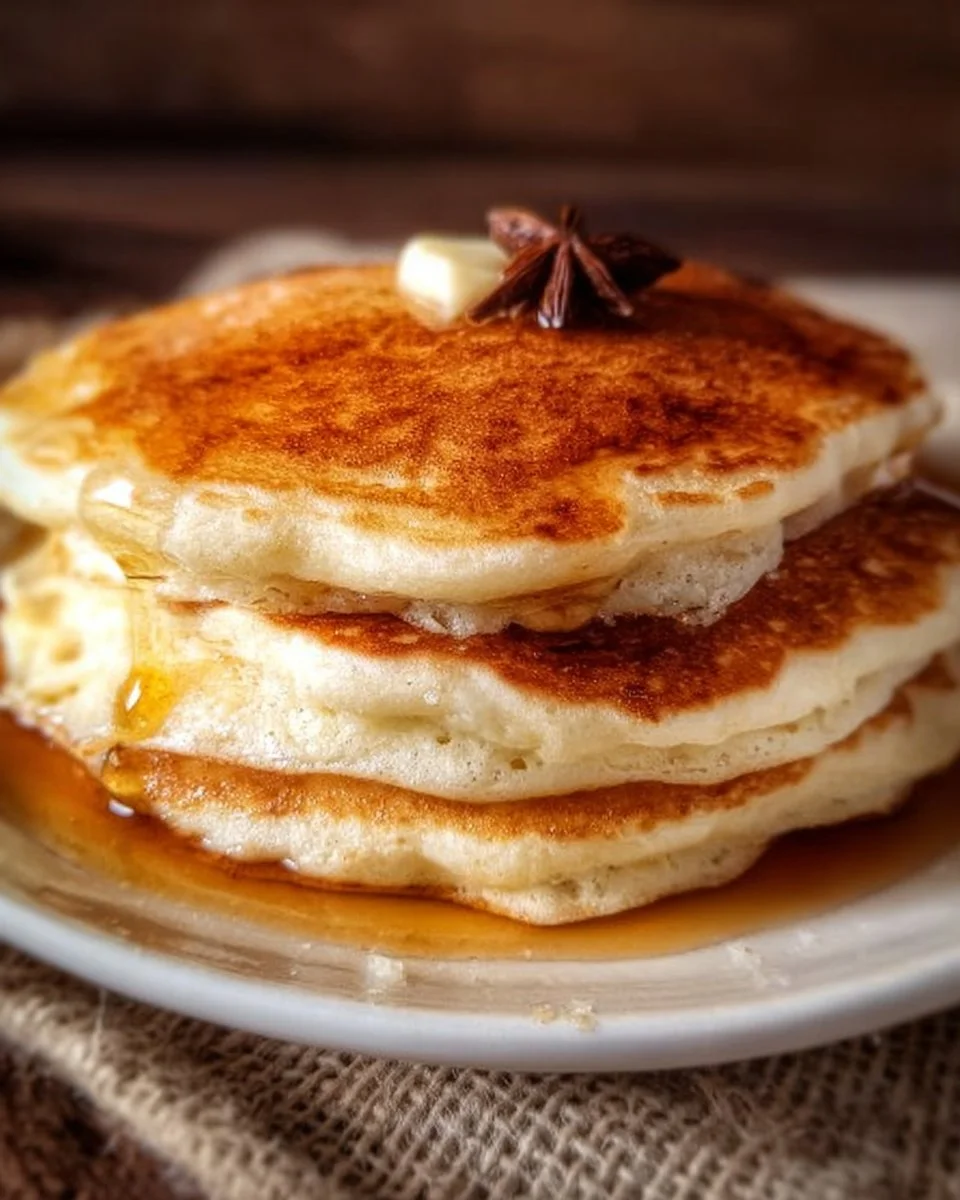 Vanilla Cinnamon Buttermilk Pancakes