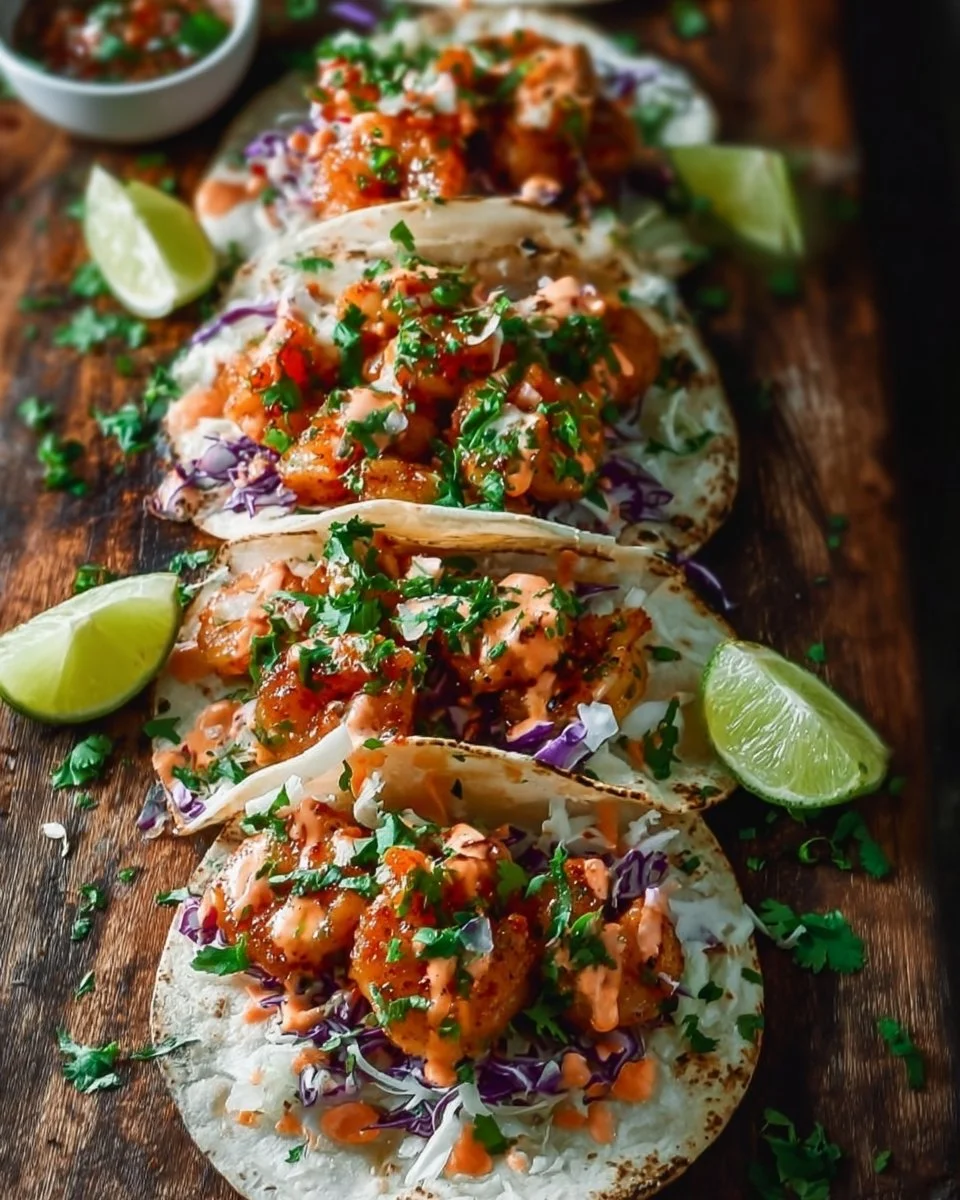 Bang Bang Shrimp Tacos