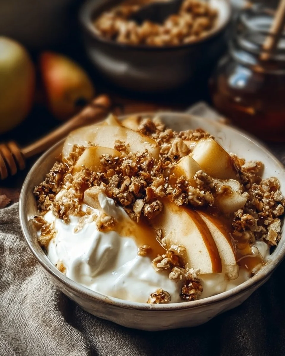 Caramel Apple Pie Yogurt Bowl