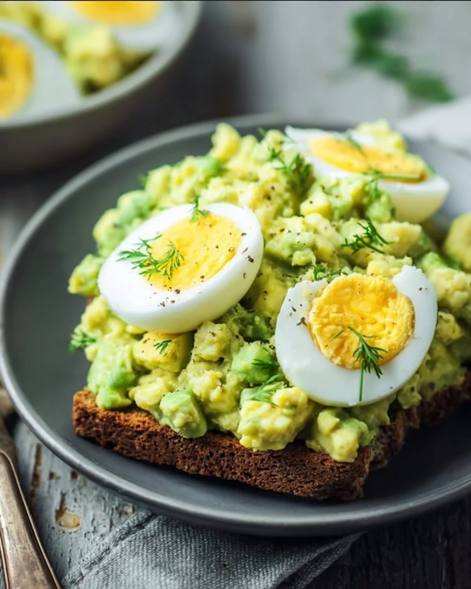 Creamy Avocado and Egg Salad