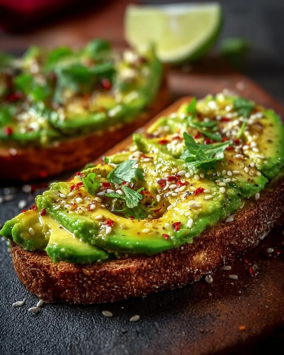 Creamy Spicy Avocado Toast