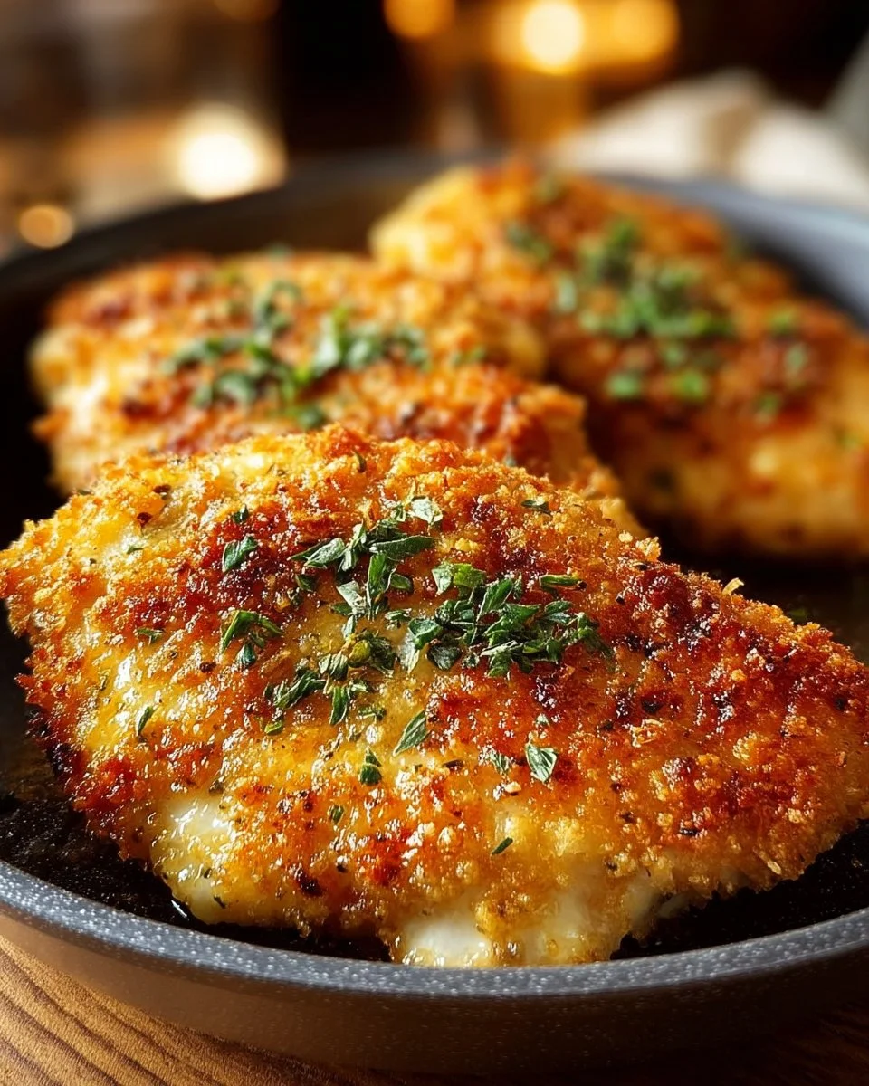 Crispy Air Fryer Parmesan Crusted Chicken