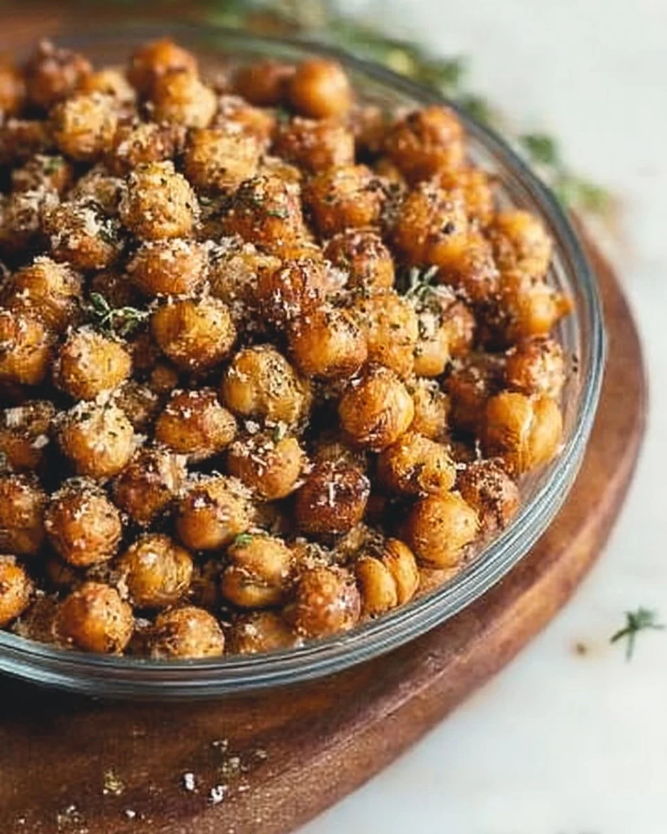 Crispy Roasted Chickpeas - Heart Healthy Greek
