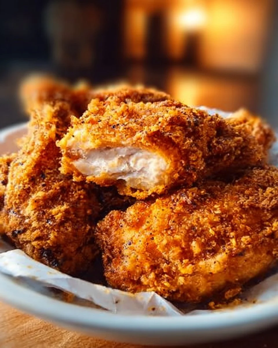 Grandma's Crispy Southern Fried Chicken: Secret 3-Step Recipe