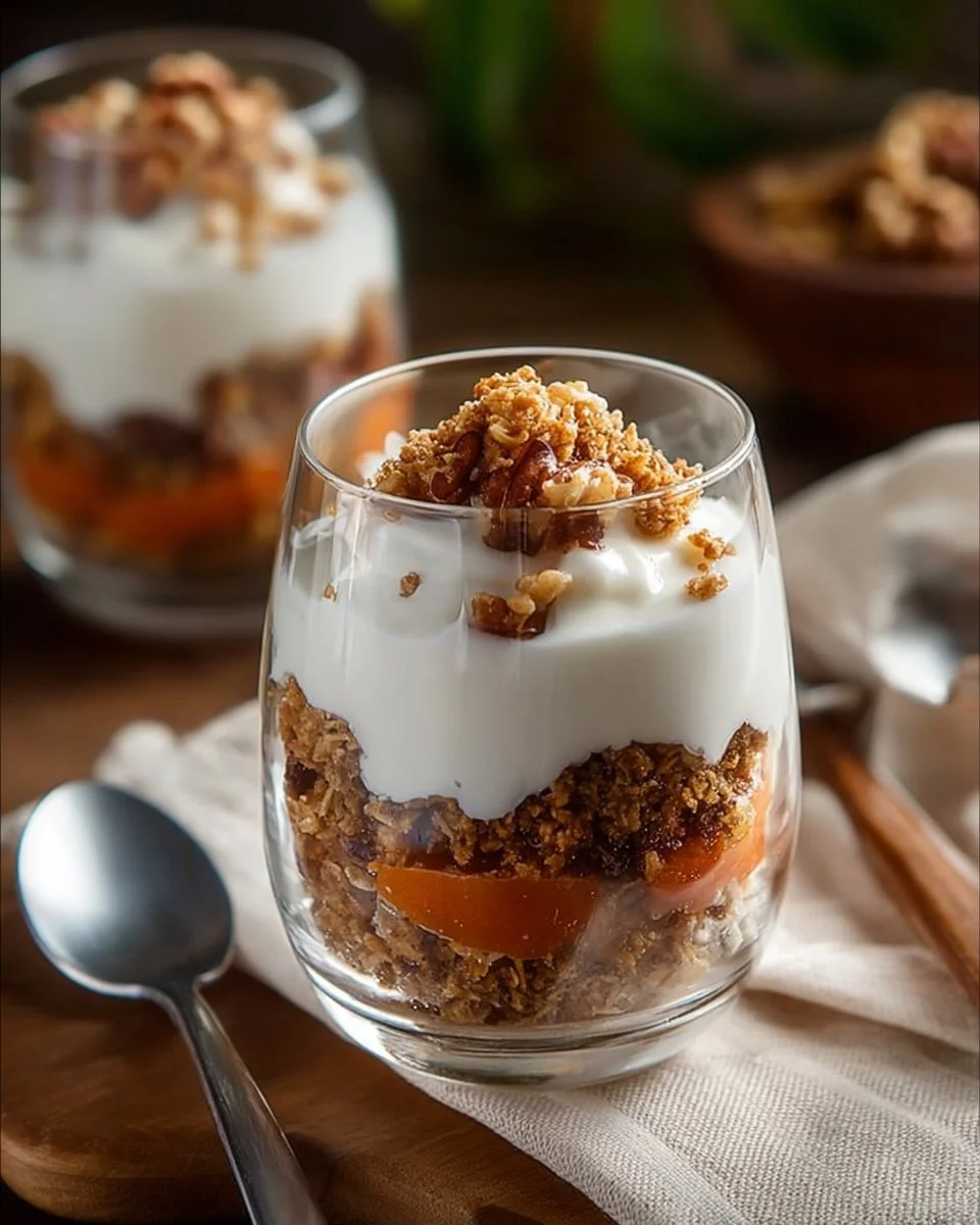 Easy Carrot Cake Yogurt Parfait