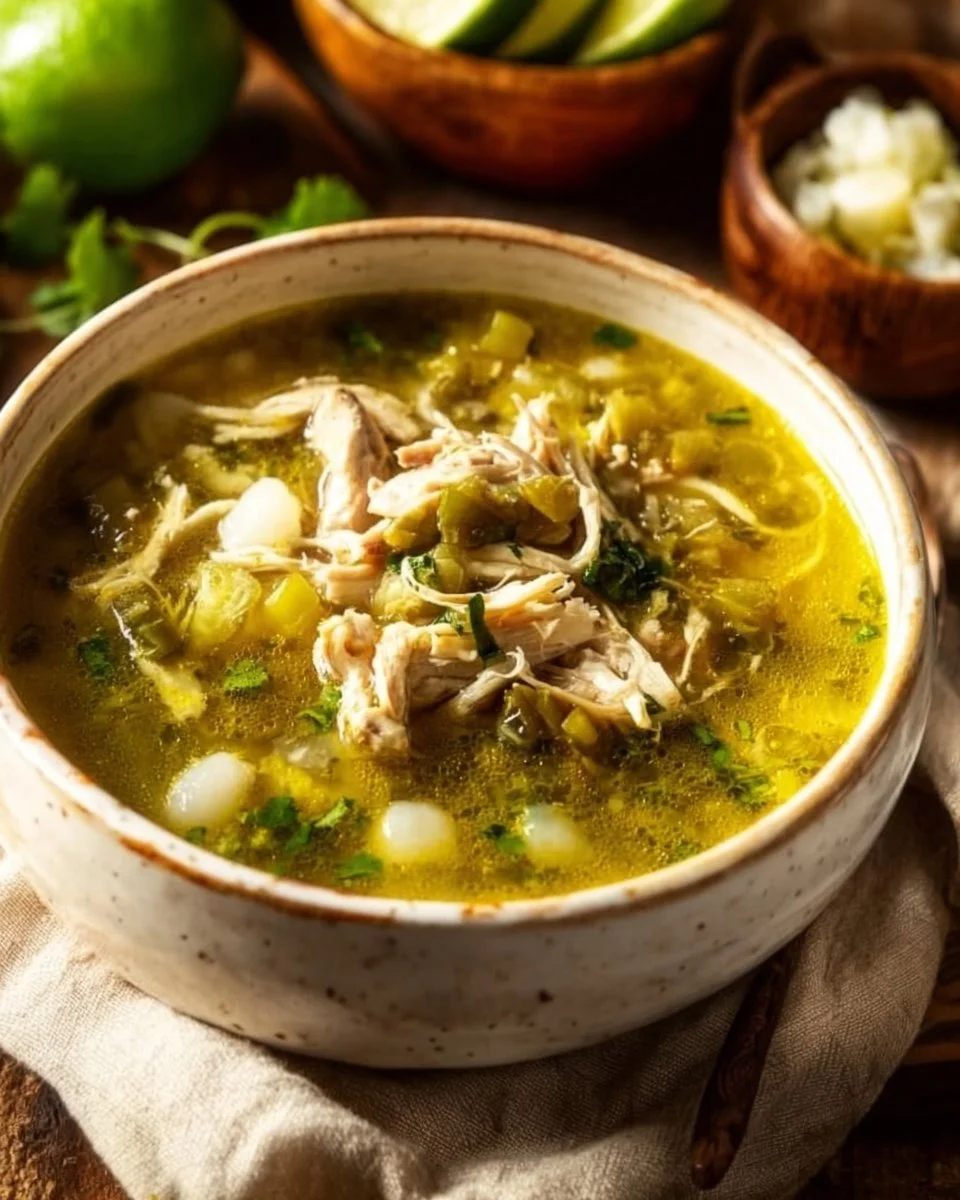 Easy Mexican Chicken Green Pozole