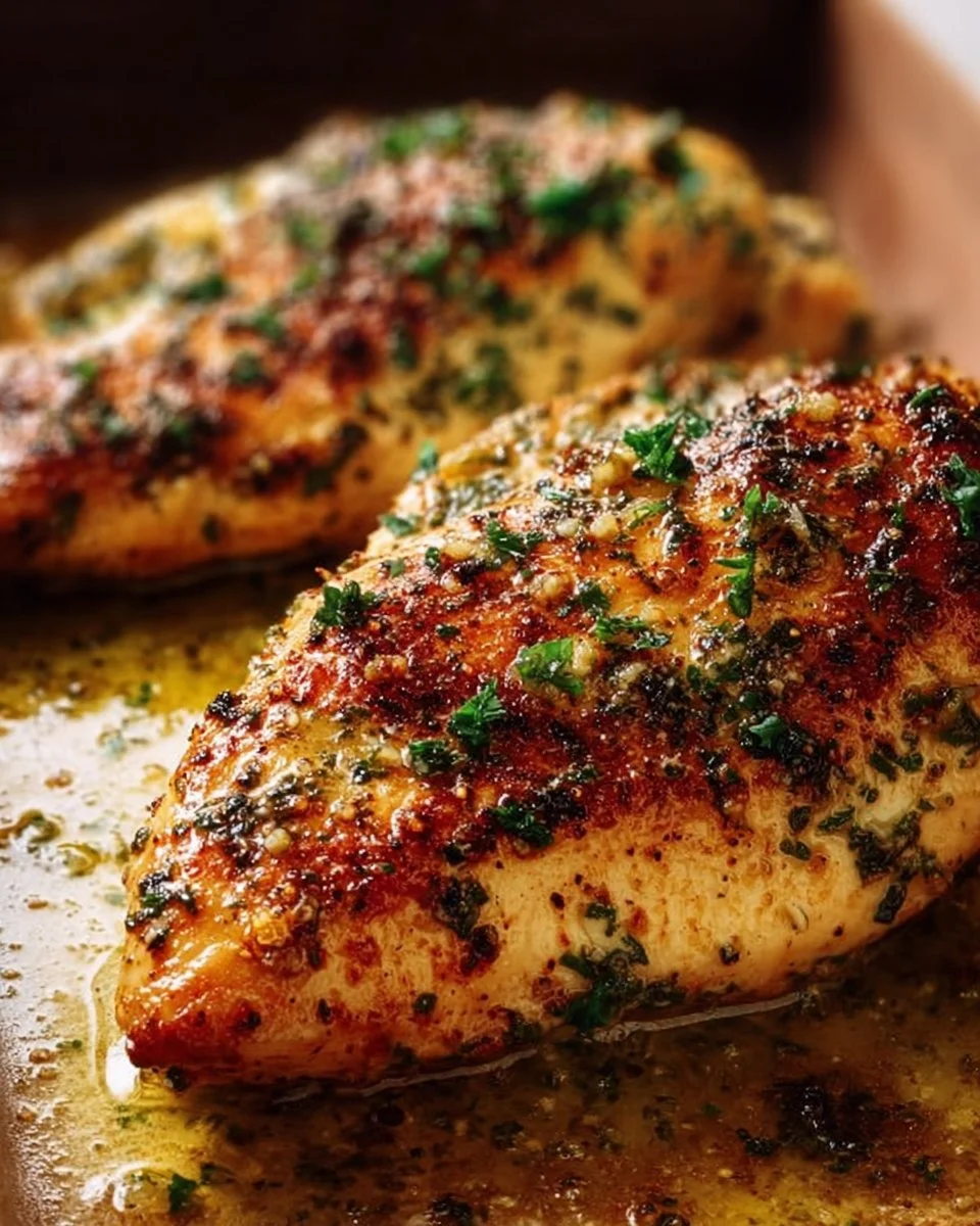 Garlic Butter Baked Chicken Breast