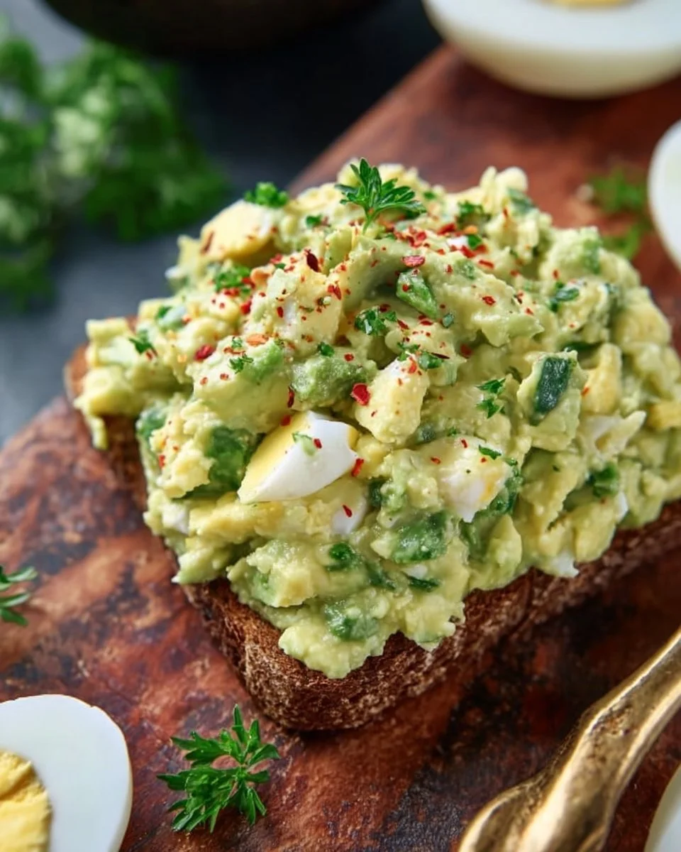 High Protein Avocado Egg Salad