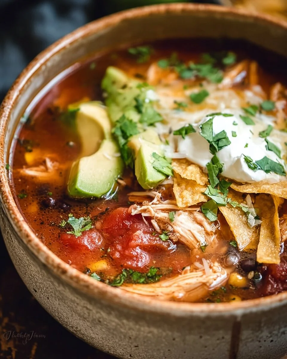 Instant Pot Chicken Tortilla Soup