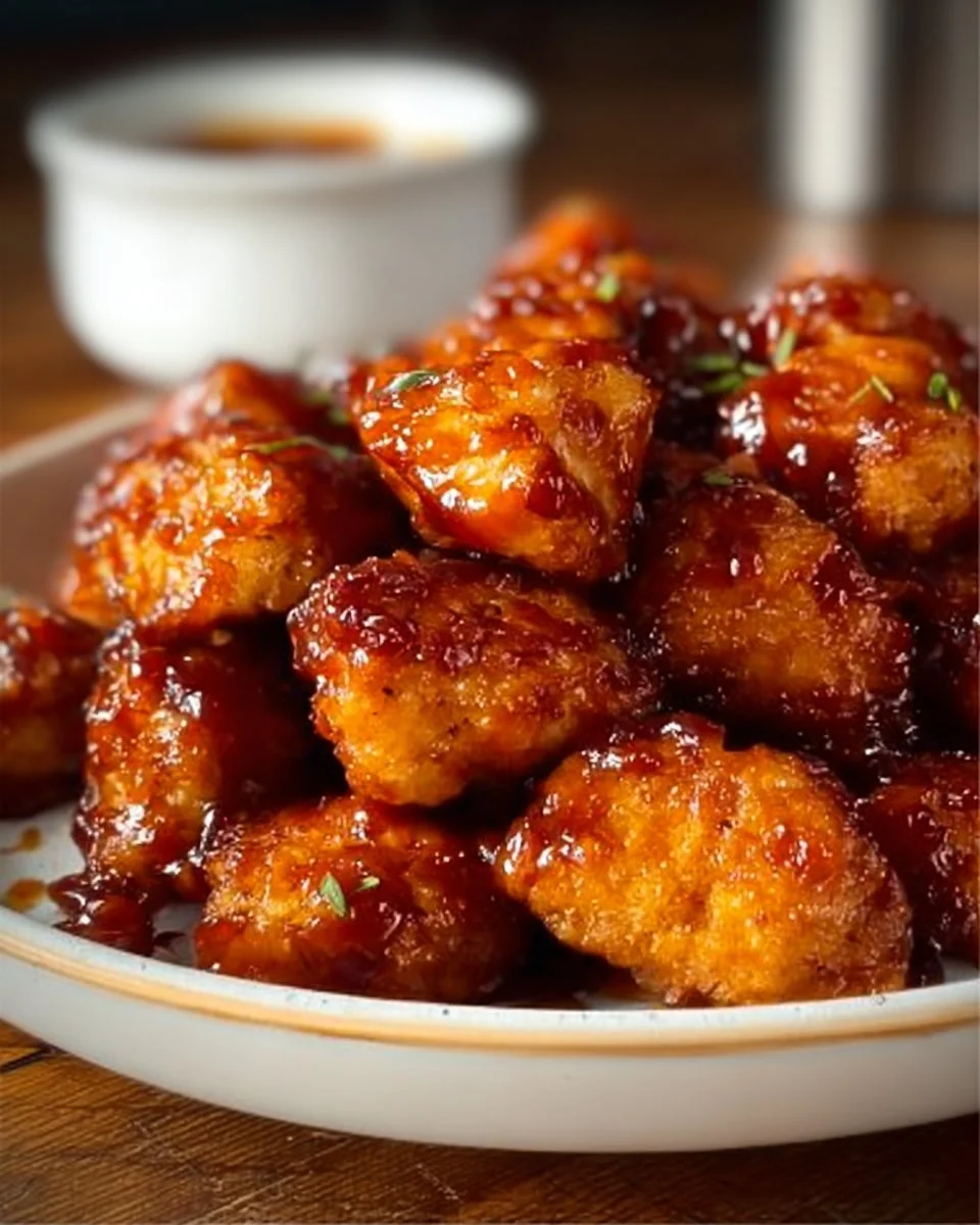 Irresistible Air Fryer Honey BBQ Chicken Bites