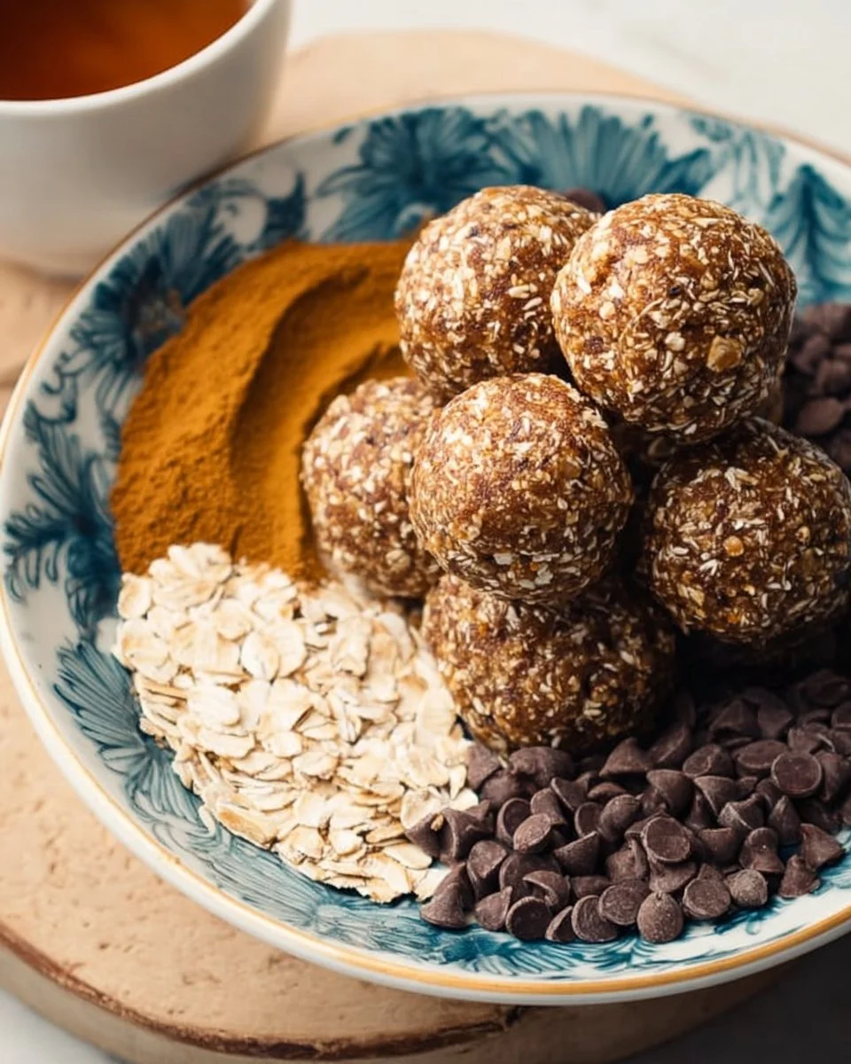 Healthy homemade oatmeal protein balls packed with energy and nutrients.
