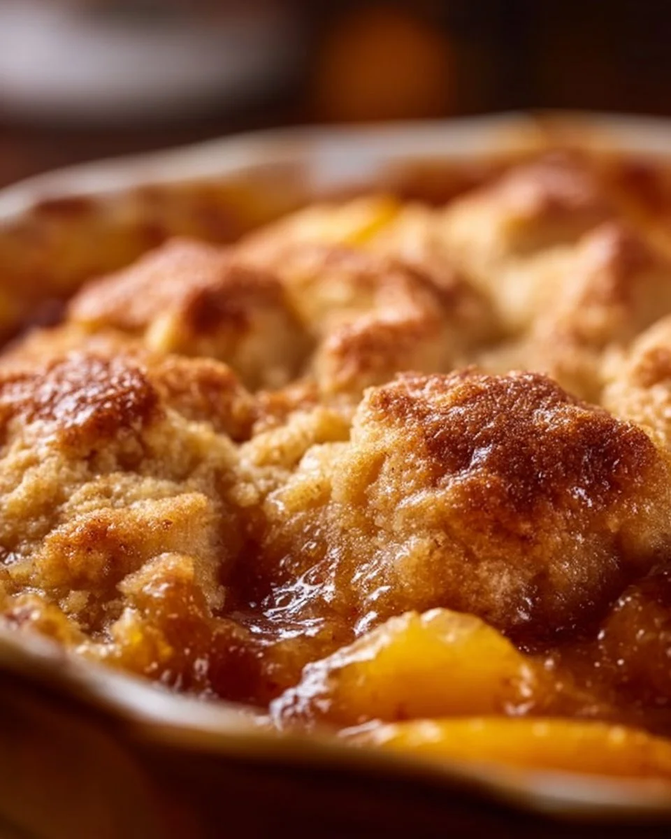 Paula Deen's Famous Southern Peach Cobbler