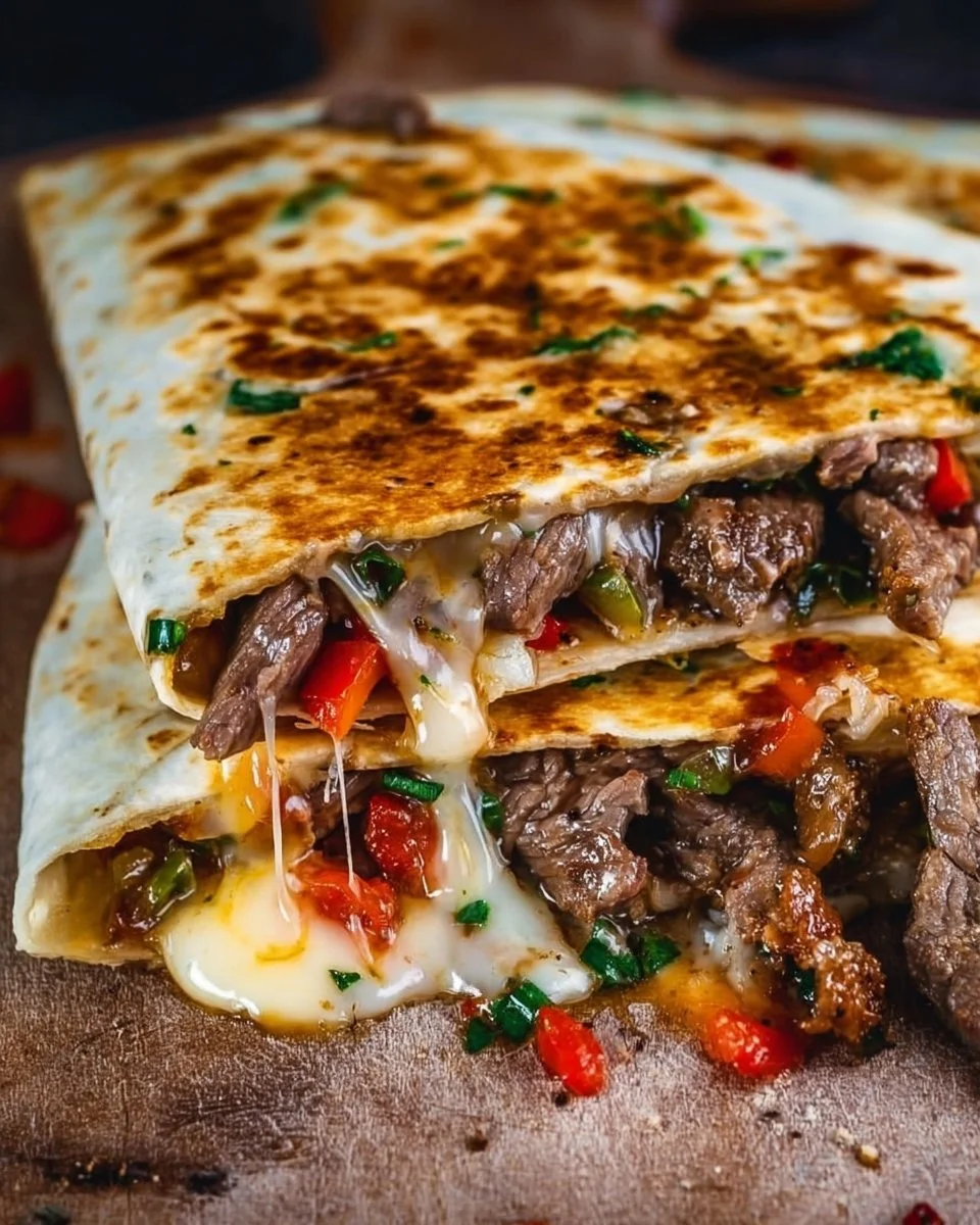 Philly Cheesesteak Quesadilla